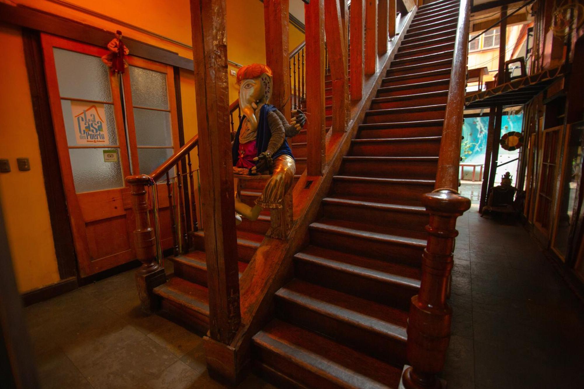 La Casa Del Puerto, Hostal Cultural, Cerro Alegre Valparaíso Exterior foto
