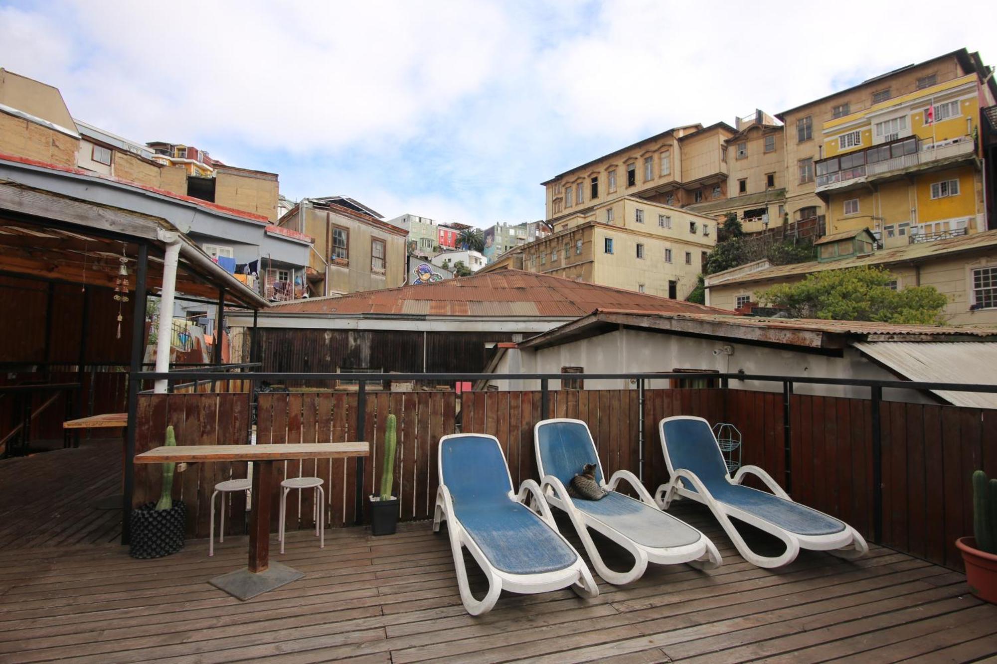 La Casa Del Puerto, Hostal Cultural, Cerro Alegre Valparaíso Exterior foto